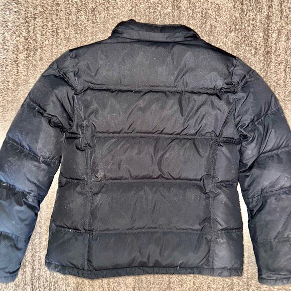 GAP Women's 3-1 Utility Down Puffer Full Zip Winter Coat Jacket Black Medium - Picture 13 of 13